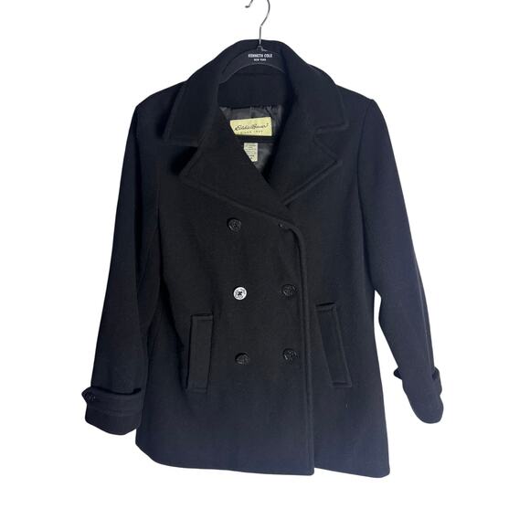 Eddie Bauer Jackets & Blazers - Vintage Eddie Bauer Peacoat Women’s Black Made in USA
